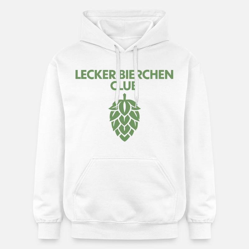 Lecker Bierchen Club - Lecker Bierchen - Bier - Gildan Unisex Softstyle® Midweight Hoodie - Weiß