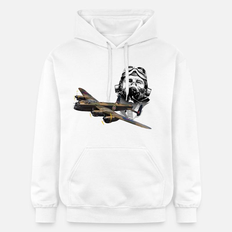 Pilot Lankaster - Sweat à capuche Softstyle® Gildan Unisexe - blanc