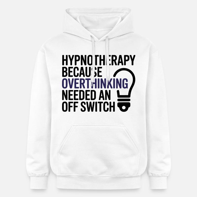 Hypnotiseur Hypnothérapie Interrupteur Off Off Pro - Sweat à capuche Softstyle® Gildan Unisexe - blanc