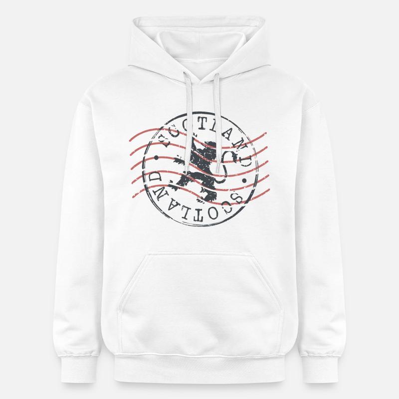 ecosse angleterre britannique - Sweat à capuche Softstyle® Gildan Unisexe - blanc