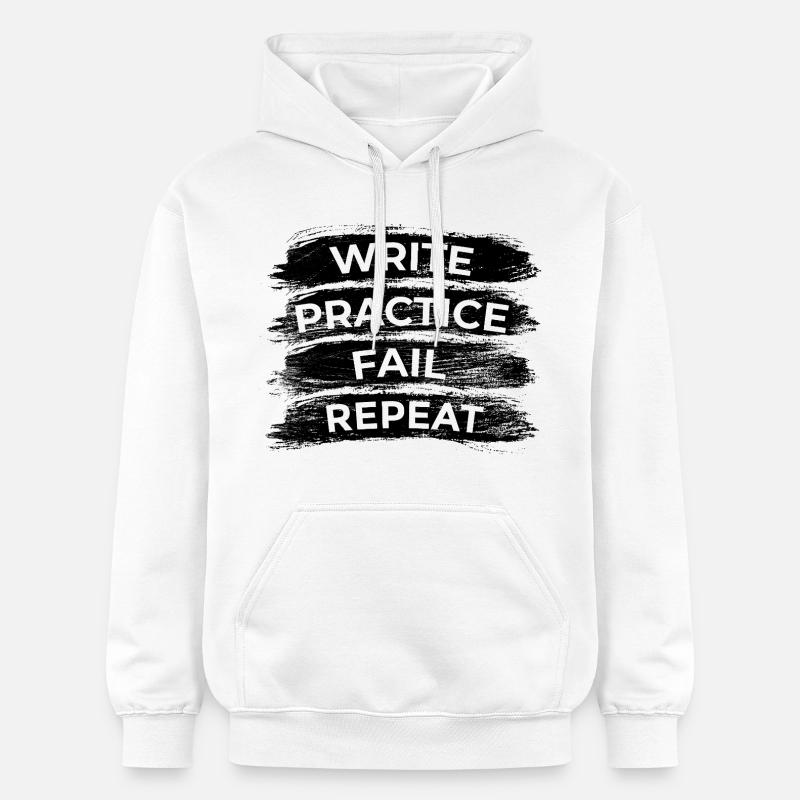 Citation de motivation sur la trompette - Sweat à capuche Softstyle® Gildan Unisexe - blanc