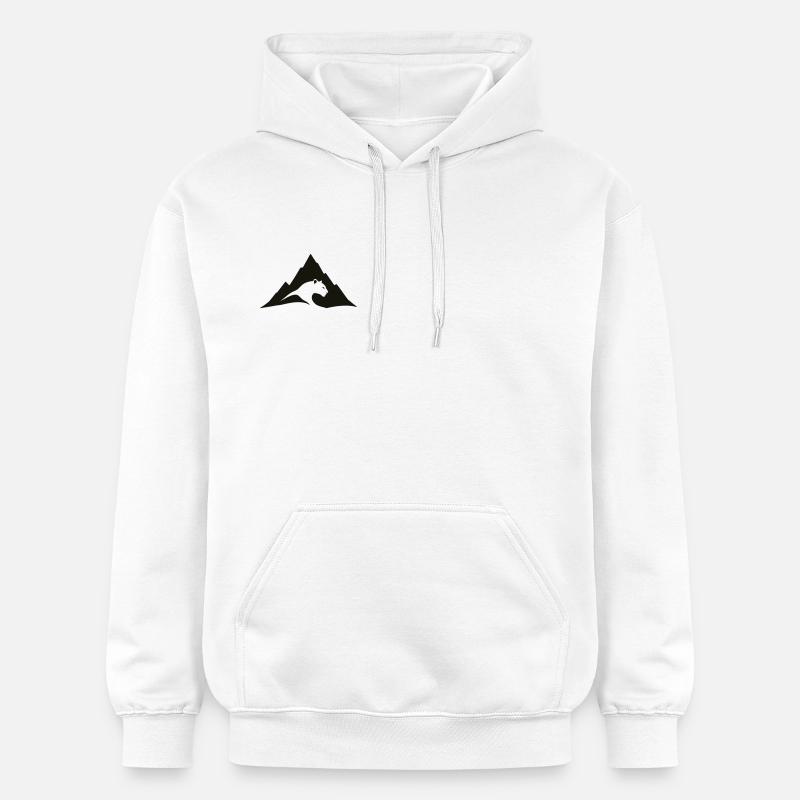 Panthère - Sweat à capuche Softstyle® Gildan Unisexe - blanc
