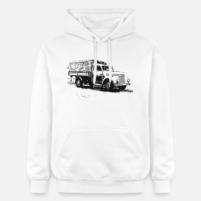 Framo Barkas V901/2 - Sweat à capuche Softstyle® Gildan Unisexe - blanc