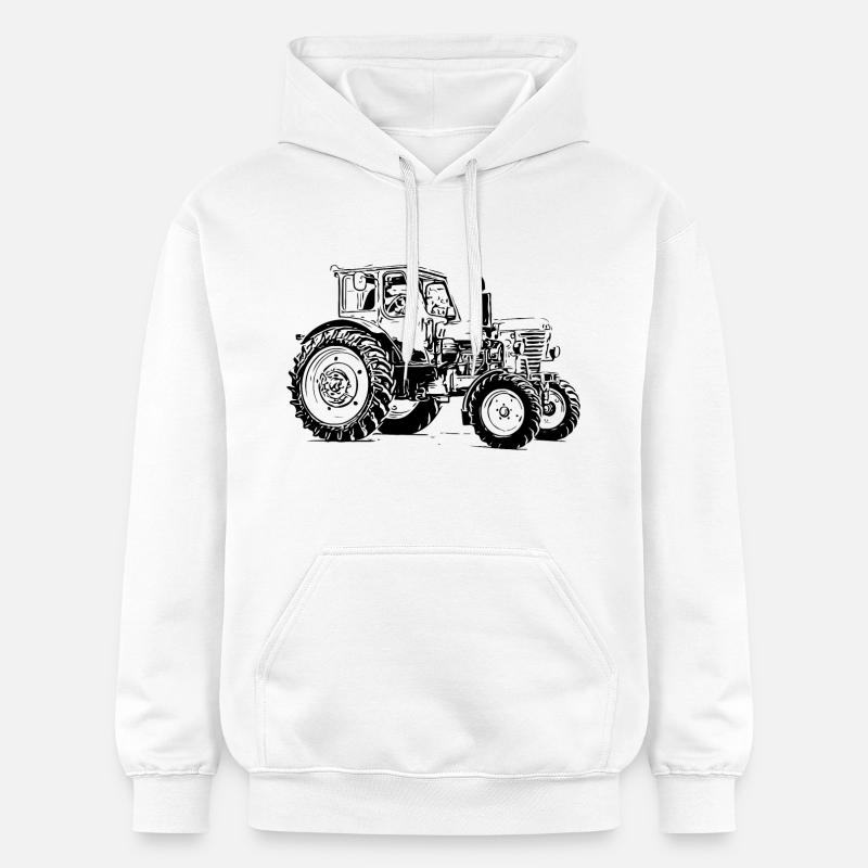 Biélorussie MTS 50 - Sweat à capuche Softstyle® Gildan Unisexe - blanc