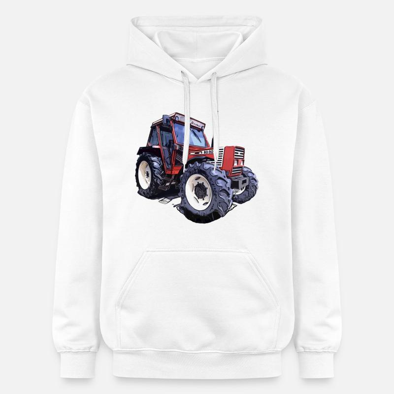 Force de terrain 80-90 - Sweat à capuche Softstyle® Gildan Unisexe - blanc