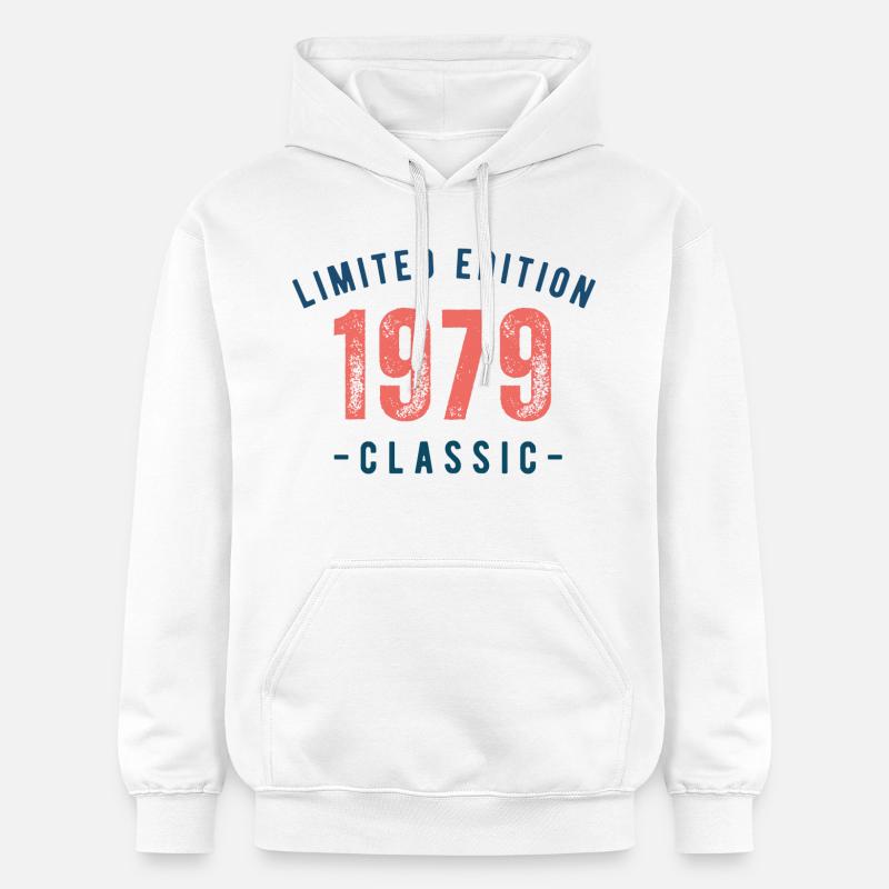 Édition rétro Édition limitée classique 1979 - Sweat à capuche Softstyle® Gildan Unisexe - blanc