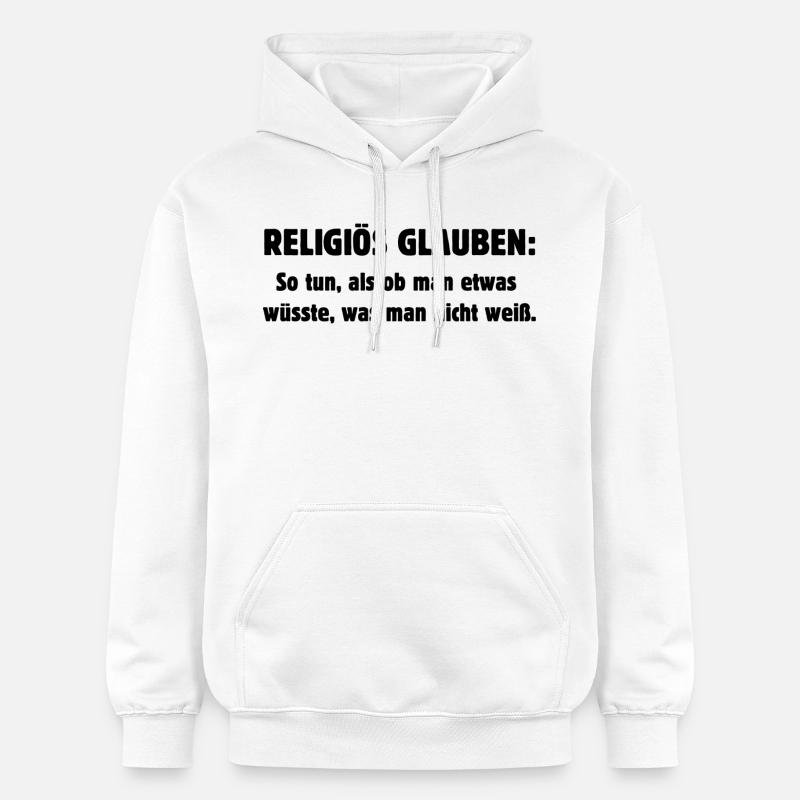 Religious Belief - Gildan Unisex Softstyle® Midweight Hoodie - white
