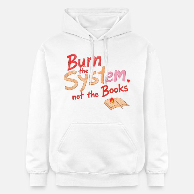 Brûler le système - Sweat à capuche Softstyle® Gildan Unisexe - blanc