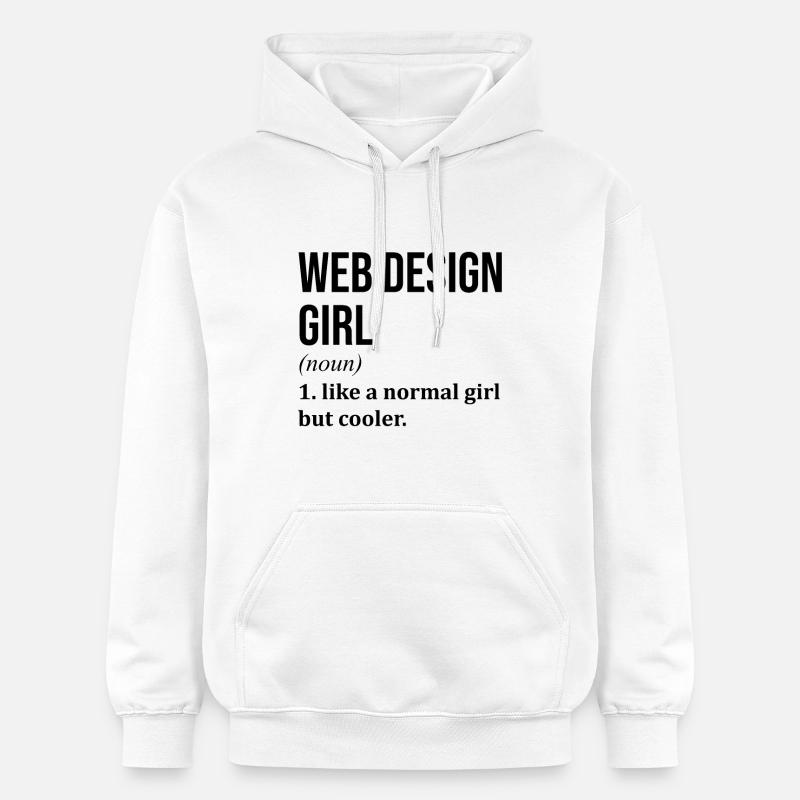 Conception de sites Web - Sweat à capuche Softstyle® Gildan Unisexe - blanc
