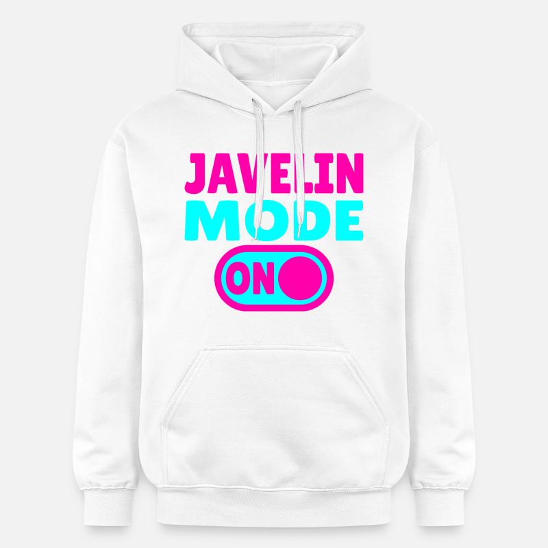 Mode Javelot ACTIVÉ - Lancer de Javelot - Sweat à capuche Softstyle® Gildan Unisexe - blanc
