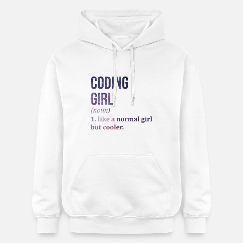 Codierung Codierung Codierung - Gildan Unisex Softstyle® Midweight Hoodie - Weiß