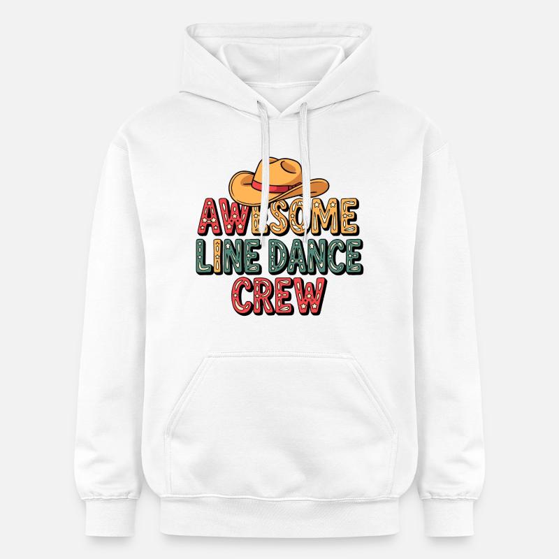 Géniale équipe de danse en ligne - Sweat à capuche Softstyle® Gildan Unisexe - blanc