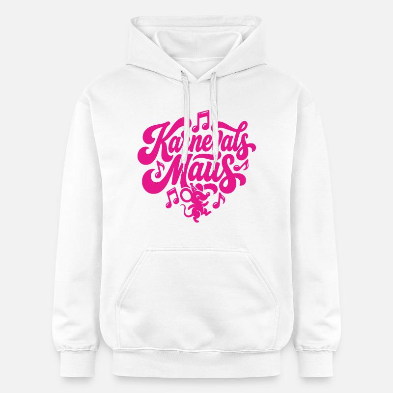 Carnaval Souris Carnaval Mouse Fête de Carnaval Danse - Sweat à capuche Softstyle® Gildan Unisexe - blanc