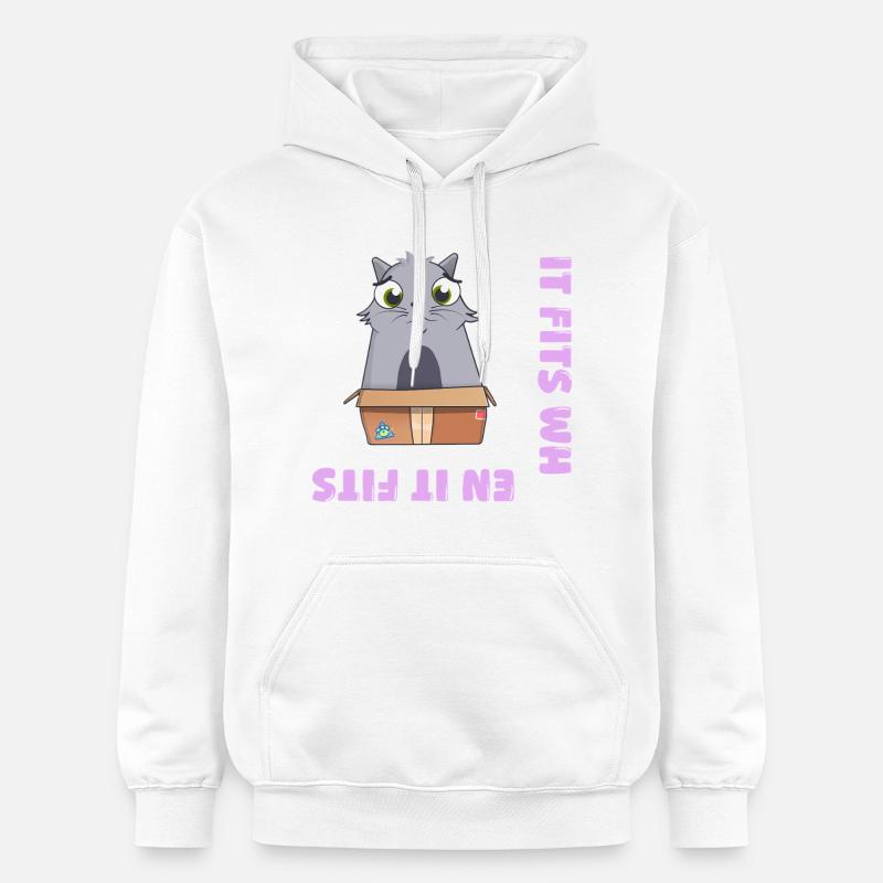 Ça va quand ça va - Sweat à capuche Softstyle® Gildan Unisexe - blanc
