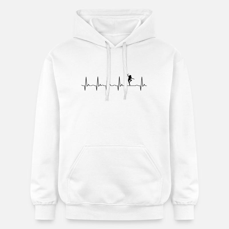 danse - Sweat à capuche Softstyle® Gildan Unisexe - blanc