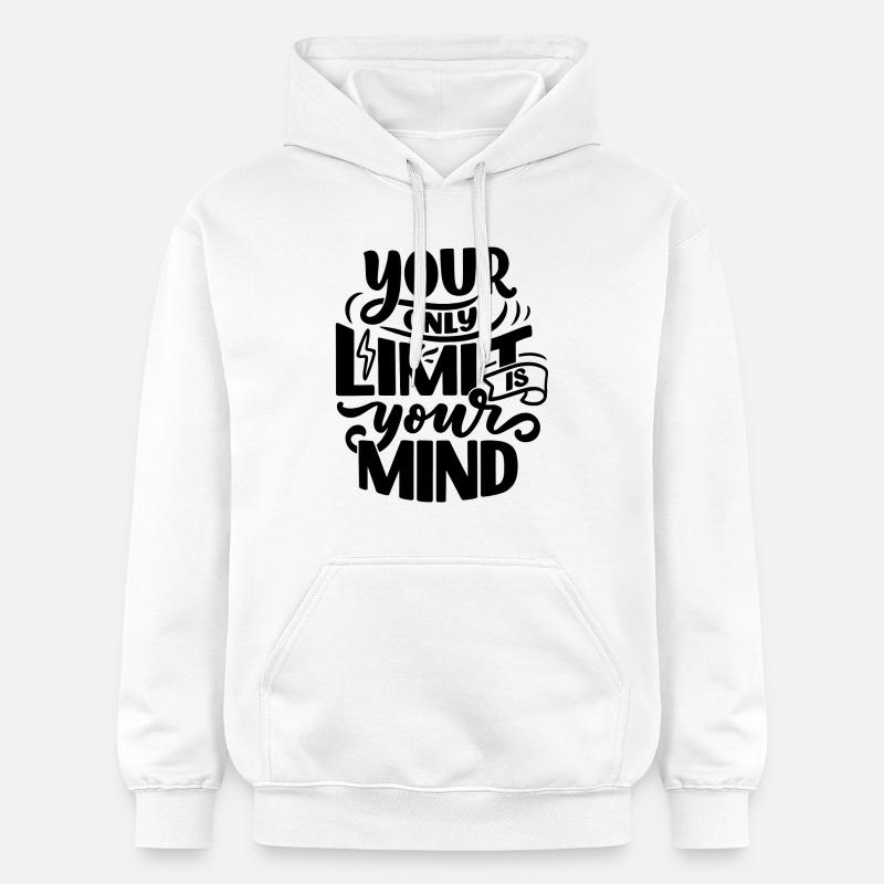 VOTRE SEULE LIMITE EST VOTRE - Sweat à capuche Softstyle® Gildan Unisexe - blanc