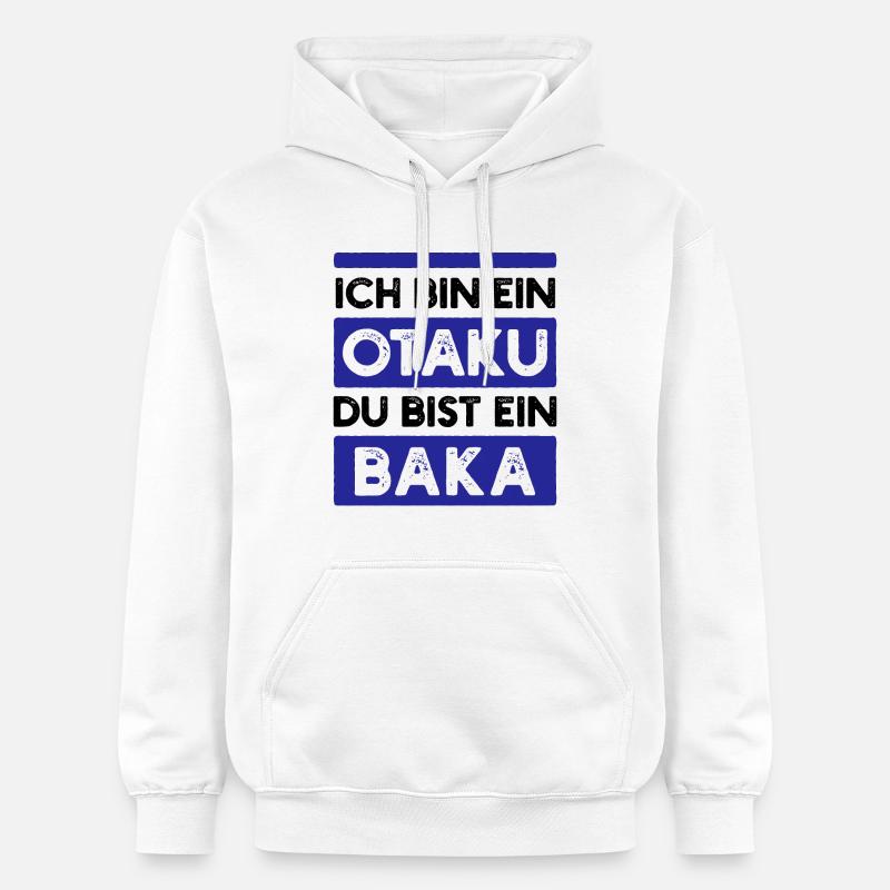 Déclaration japonaise Manga Comic Anime Animation - Sweat à capuche Softstyle® Gildan Unisexe - blanc