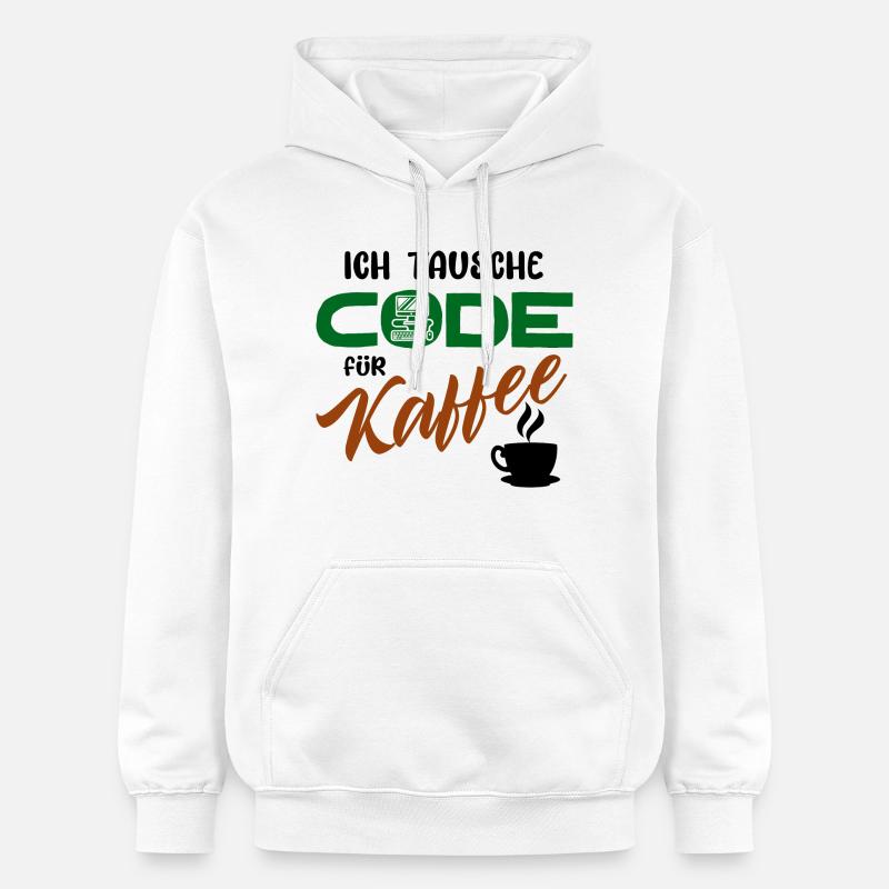 Programmer Software Developer Code - Gildan Unisex Softstyle® Midweight Hoodie - white