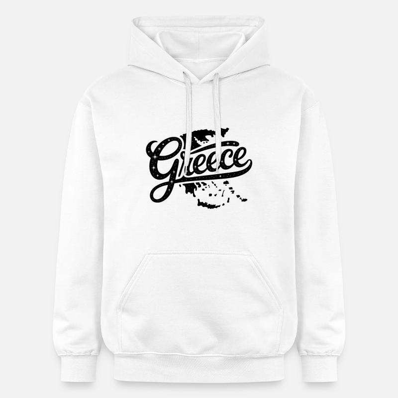 Grèce - Conception de souvenirs - Sweat à capuche Softstyle® Gildan Unisexe - blanc