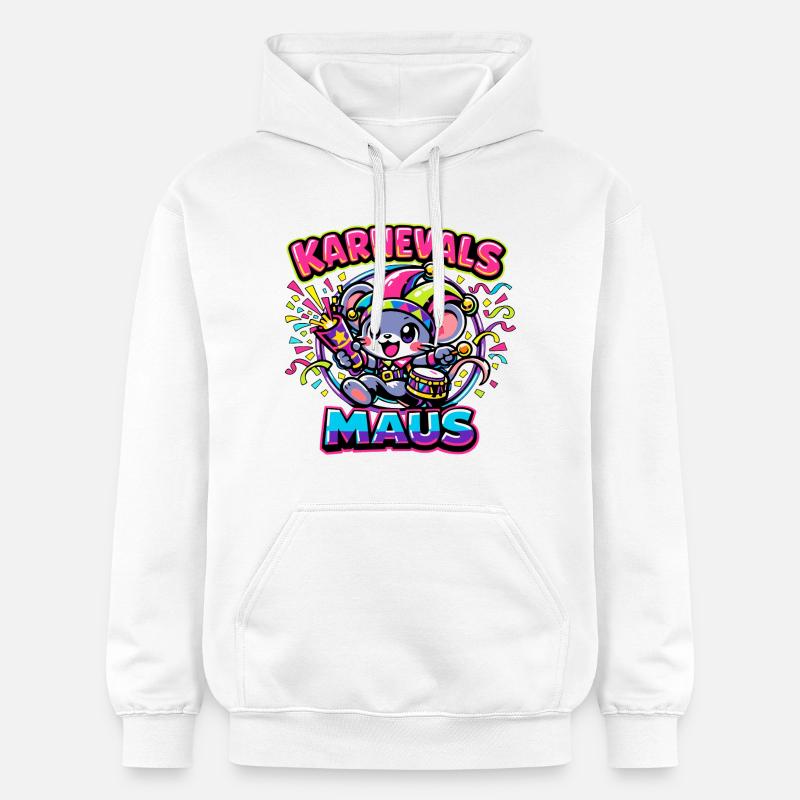 Costume de la souris de carnaval - Sweat à capuche Softstyle® Gildan Unisexe - blanc