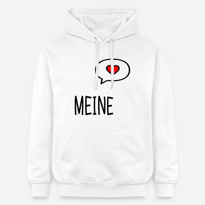 Relation Saint-Valentin Mon - Sweat à capuche Softstyle® Gildan Unisexe - blanc