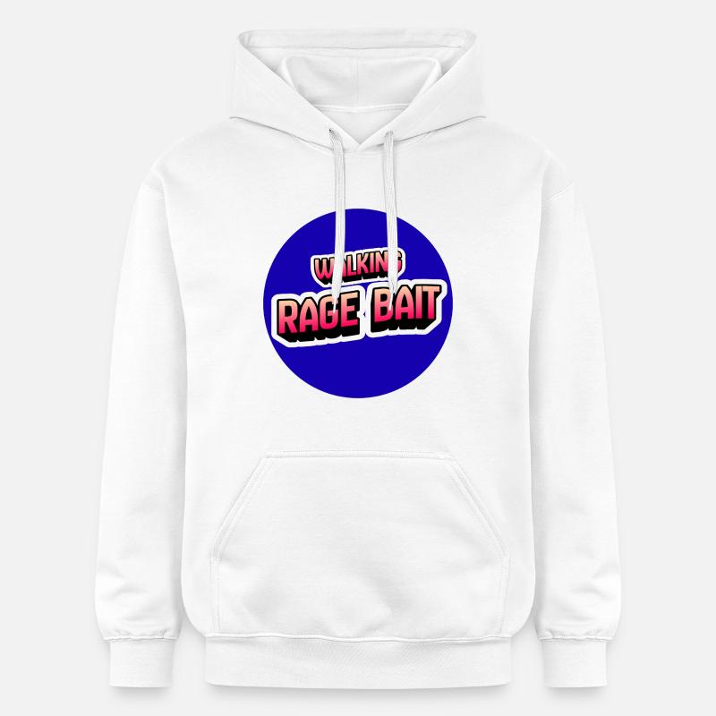 Appât de rage ambulant - Sweat à capuche Softstyle® Gildan Unisexe - blanc