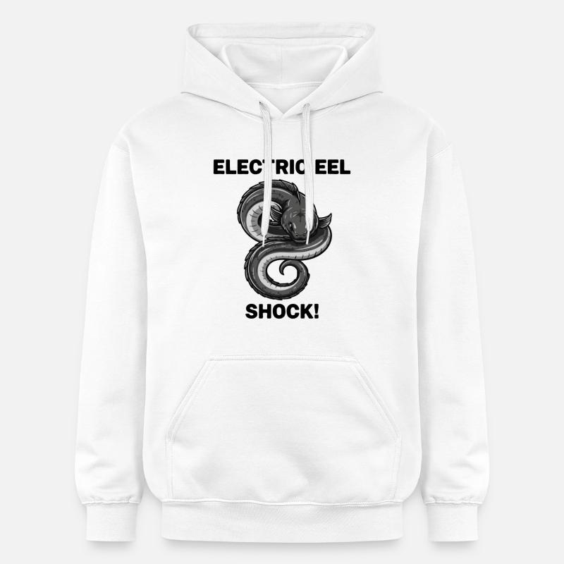 Anguille Électrique Shock Eel - Sweat à capuche Softstyle® Gildan Unisexe - blanc