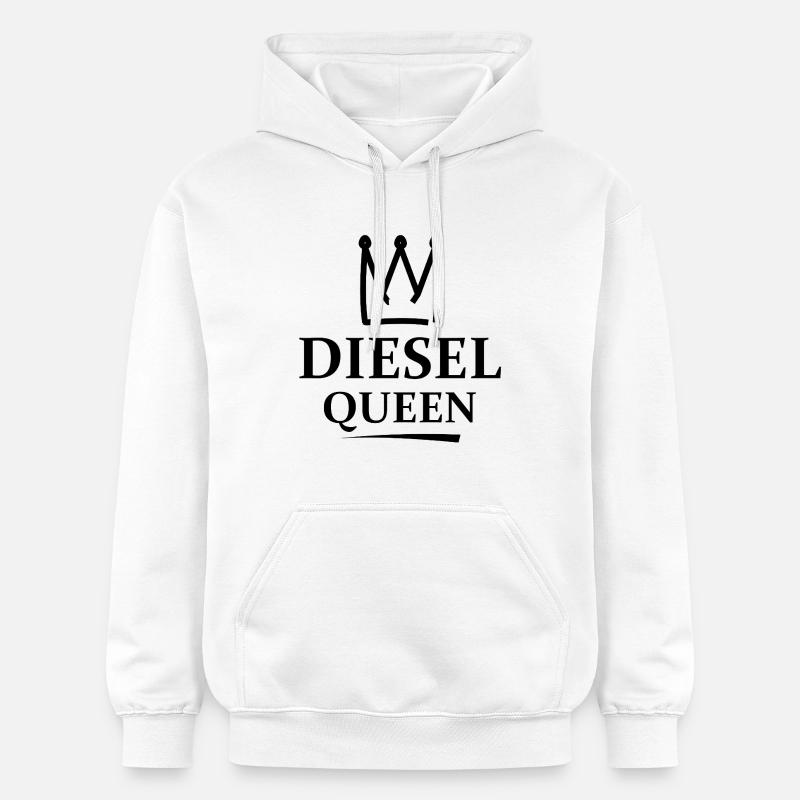 Diesel Queen - Sweat à capuche Softstyle® Gildan Unisexe - blanc