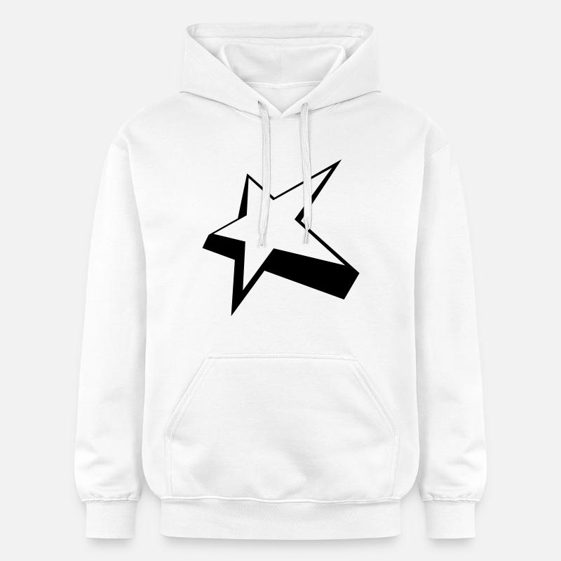 Star - Sweat à capuche Softstyle® Gildan Unisexe - blanc