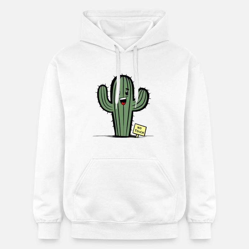 Je ne peux pas y toucher - Sweat à capuche Softstyle® Gildan Unisexe - blanc
