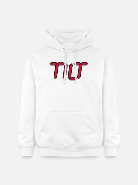 Tilt | durch drehen | durchgeknallt - Gildan Unisex Softstyle® Midweight Hoodie - white