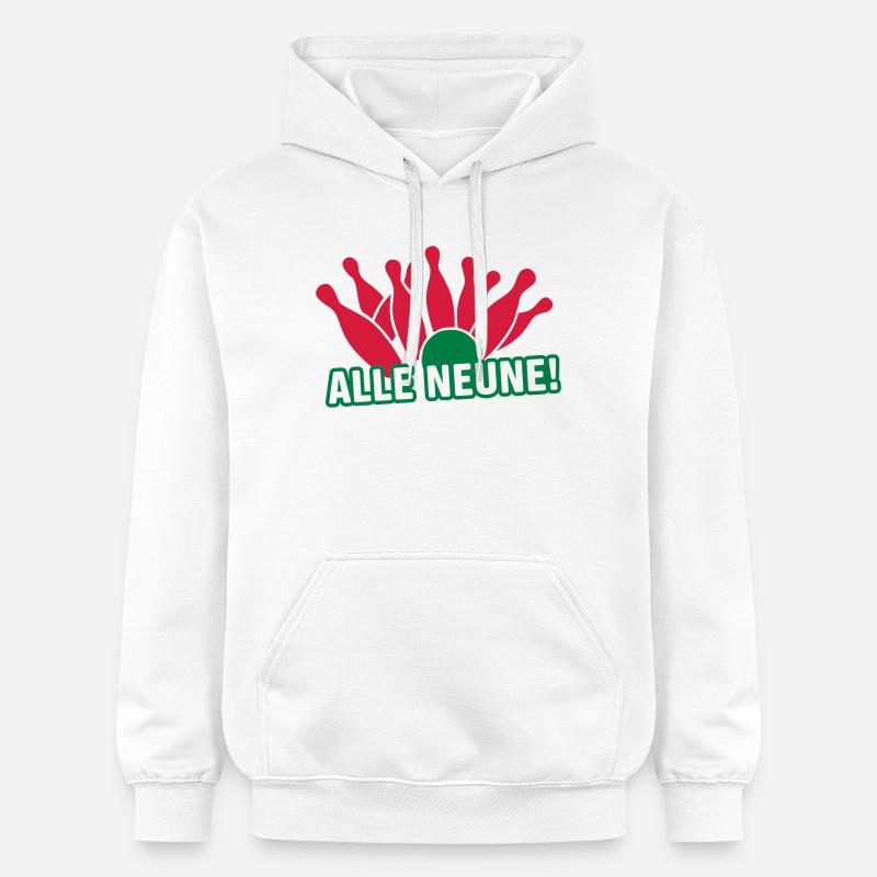 Bowling - tout neuf! Cône - Sweat à capuche Softstyle® Gildan Unisexe - blanc