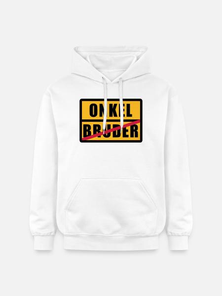 Bruder - Onkel - Gildan Unisex Softstyle® Midweight Hoodie - Weiß