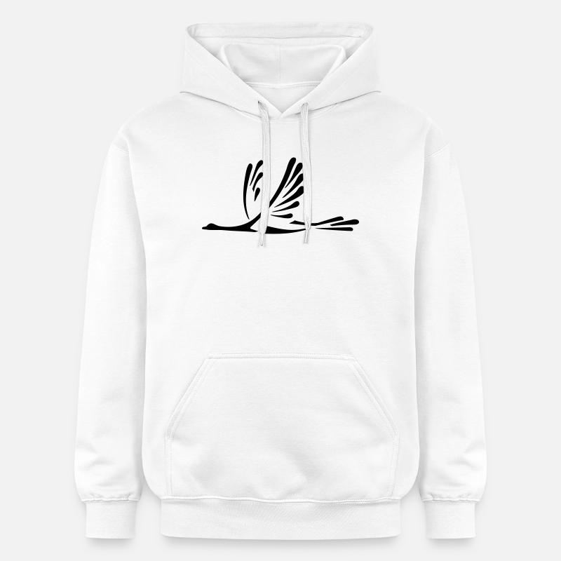 vogel_1 - Sweat à capuche Softstyle® Gildan Unisexe - blanc