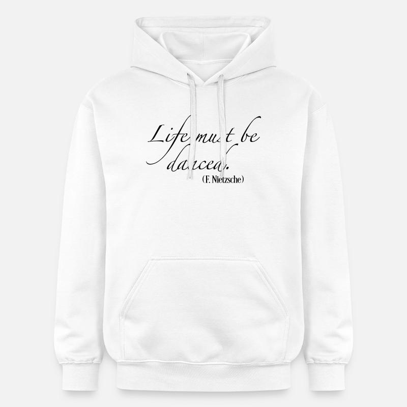 Danse - Sweat à capuche Softstyle® Gildan Unisexe - blanc