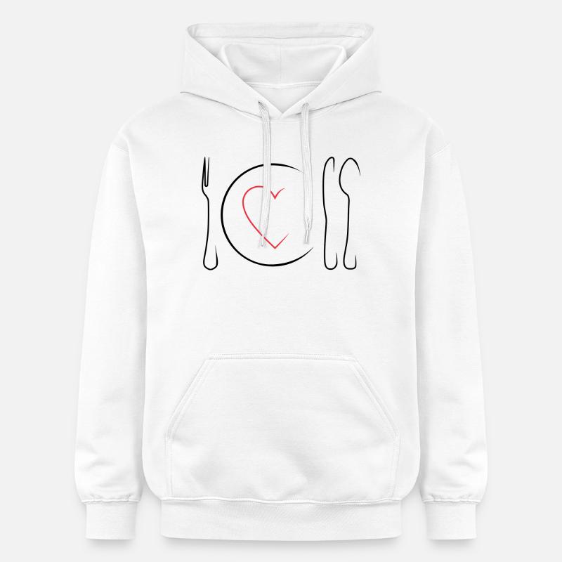 manger - Sweat à capuche Softstyle® Gildan Unisexe - blanc