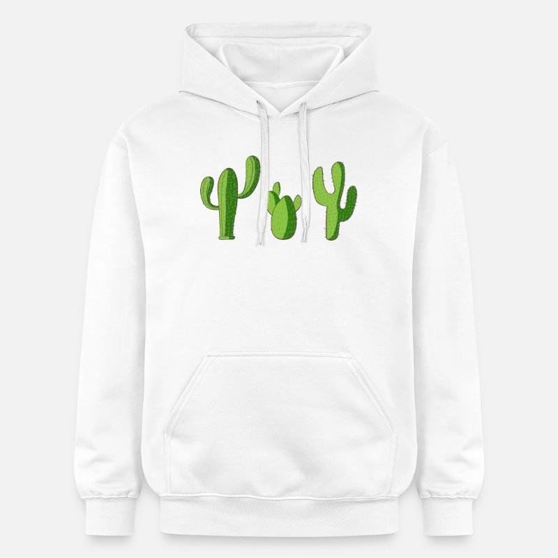 Cactus - Sweat à capuche Softstyle® Gildan Unisexe - blanc
