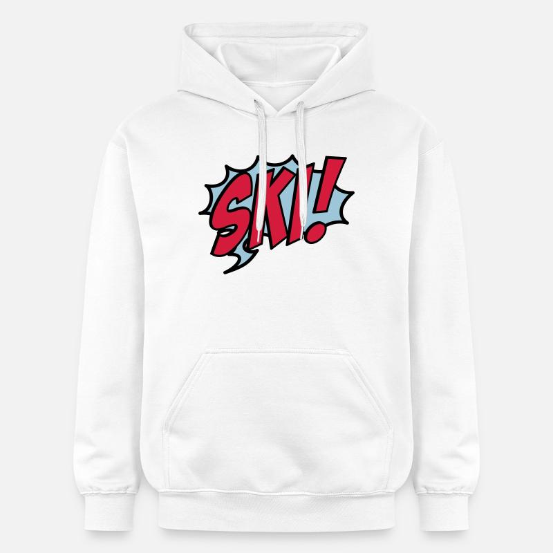 Ski - Sweat à capuche Softstyle® Gildan Unisexe - blanc