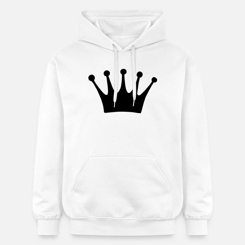 Couronne - Sweat à capuche Softstyle® Gildan Unisexe - blanc