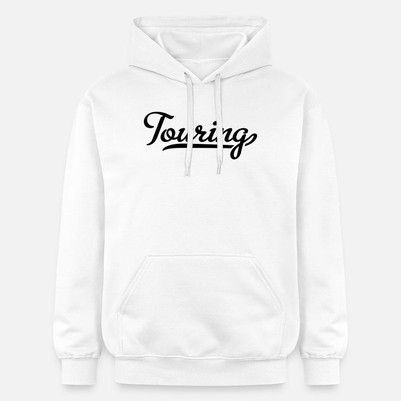 2541614 112658601 Touring - Sweat à capuche Softstyle® Gildan Unisexe - blanc