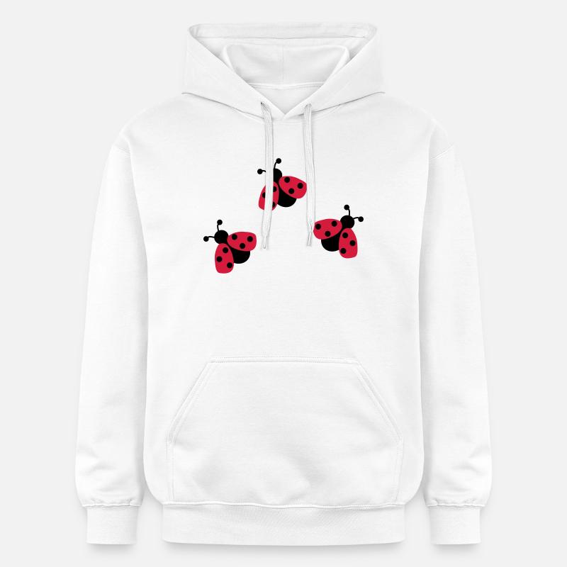 6254398 118120415 Marienkaefer - Sweat à capuche Softstyle® Gildan Unisexe - blanc