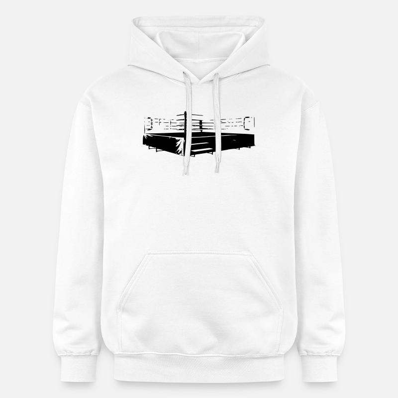 Boxring - Gildan Unisex Softstyle® Midweight Hoodie - Weiß