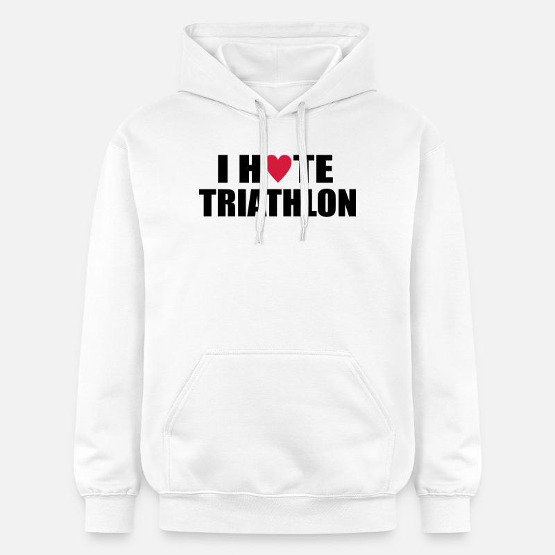 triathlon - Sweat à capuche Softstyle® Gildan Unisexe - blanc