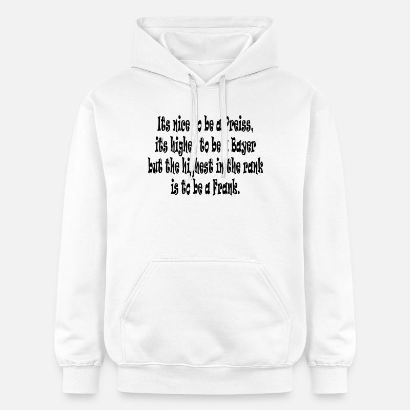 Son agréable d'être un Preiss ... - Sweat à capuche Softstyle® Gildan Unisexe - blanc