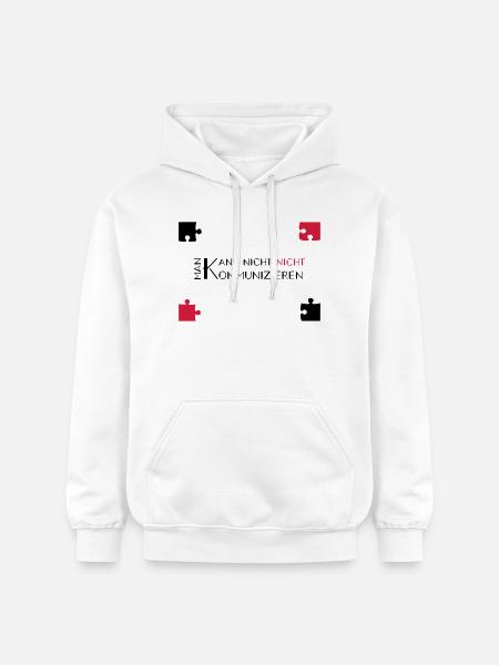 communication watzlawick - Gildan Unisex Softstyle® Midweight Hoodie - white