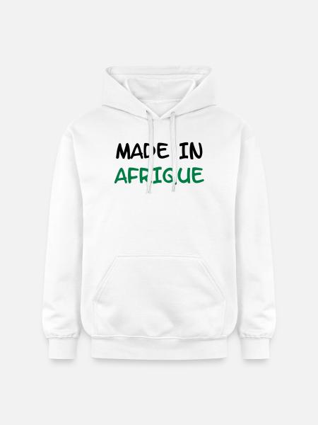 Made in AFRIQUE ! - Sweat à capuche Softstyle® Gildan Unisexe - blanc
