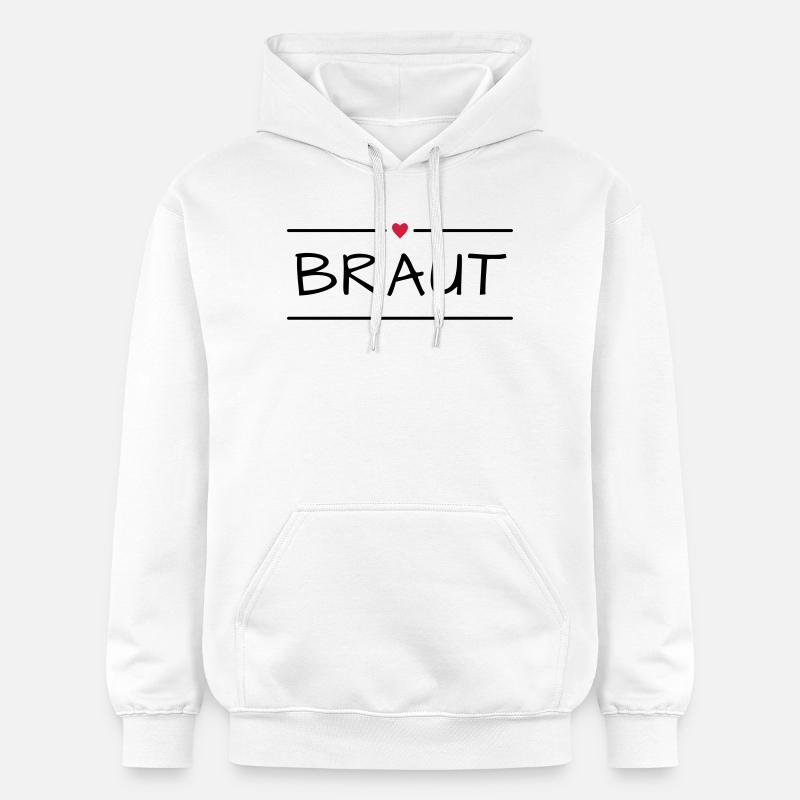 Fille de garçon - Sweat à capuche Softstyle® Gildan Unisexe - blanc