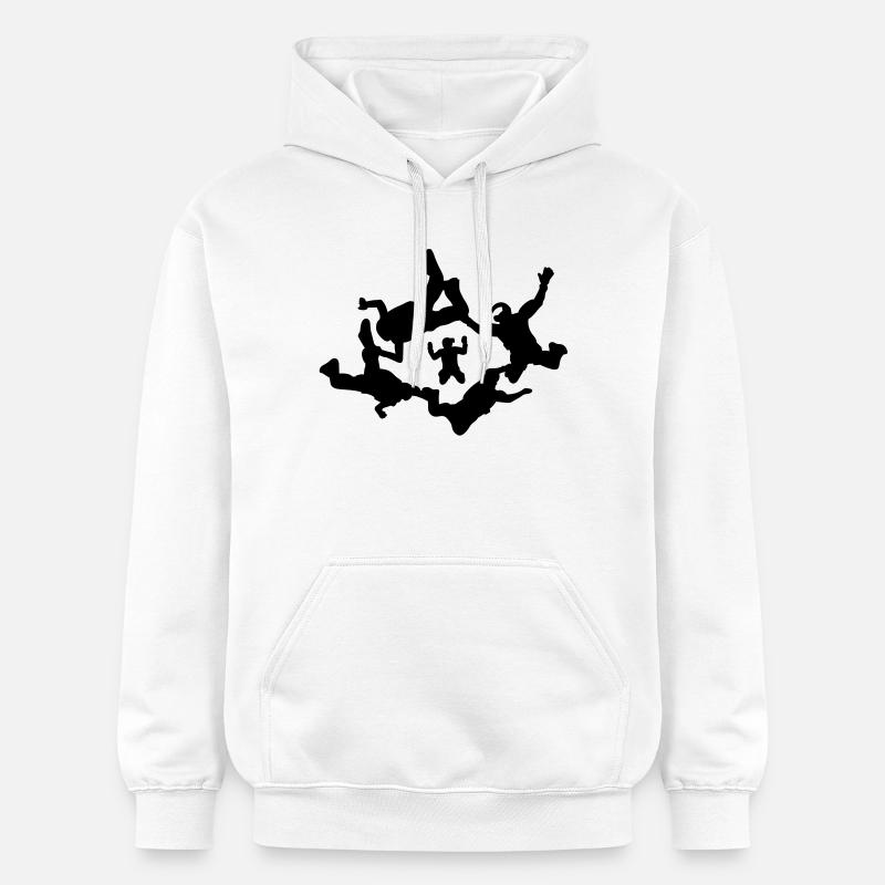 skydiver_7 - Sweat à capuche Softstyle® Gildan Unisexe - blanc