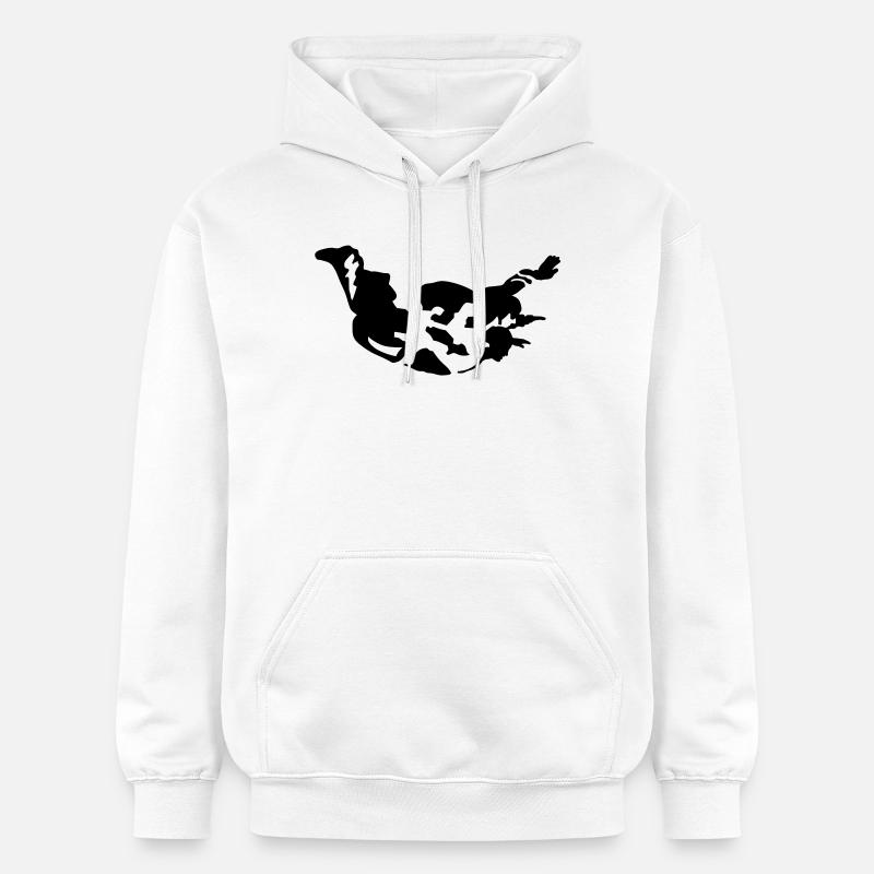 tandem_2 - Sweat à capuche Softstyle® Gildan Unisexe - blanc