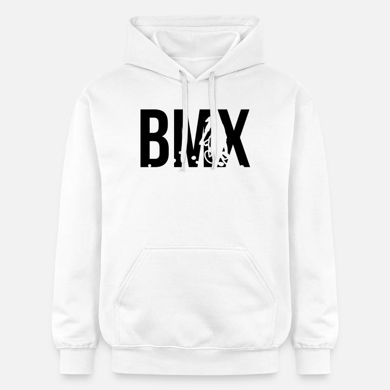 bmx - Sweat à capuche Softstyle® Gildan Unisexe - blanc